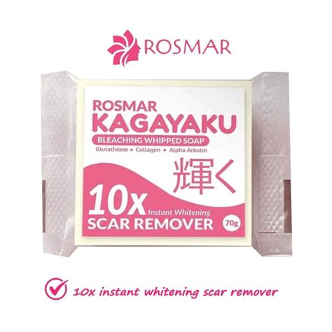 Rosmar Kagayaku Bleaching Whipped Soap X Instant Whitening Scar