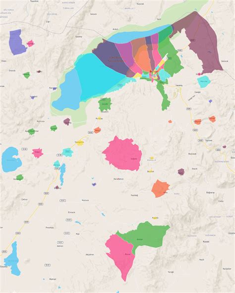 Burdur Un Mahalleleri Atlasbig