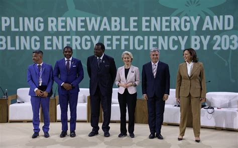 COP28 117 países acuerdan triplicar las energías renovables y reducir