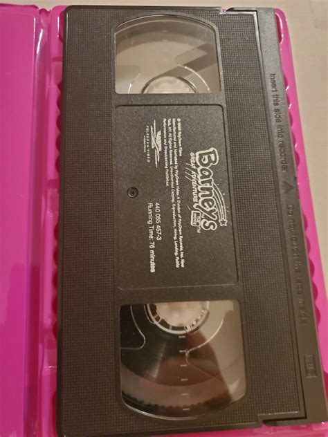 Barney’s Great Adventure Movie Vhs Video Tape Sing Along Purple Case Rare 44005545739 Ebay