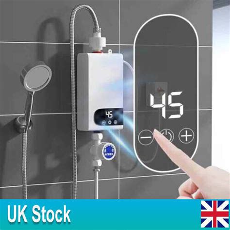 5500W Electric Tankless Instant Hot Water Heater Under Sink Tap Kitchen