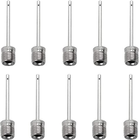 XCOZU 10 Pack Ball Needle with Side Holes, Stainless Steel Ball Pump ...