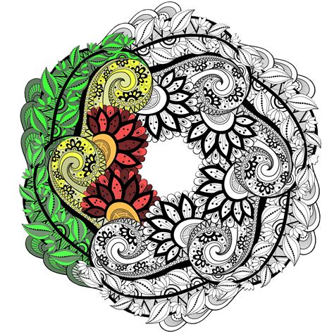 mandalas coloring pages  adults justcolor