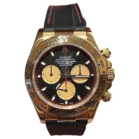 Rolex Daytona Ref 116508 Meteorite 18k Yellow Gold Watch At 1stDibs