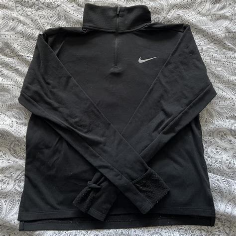 Nike black quarter zip - Depop