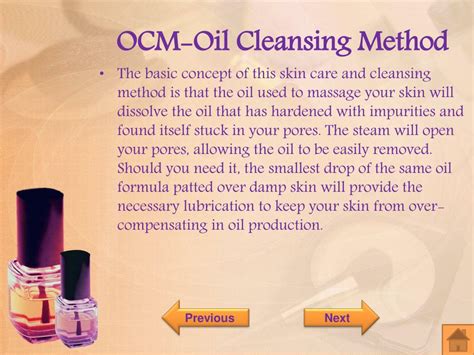 Ppt Acne Control And Skin Care Ocm Oil Cleansing Method Powerpoint