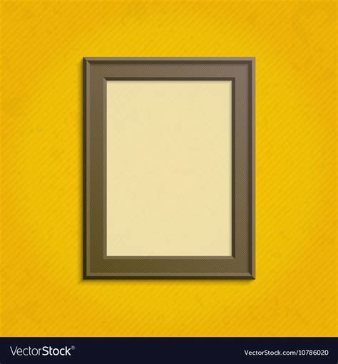 Wooden Frame Template Royalty Free Vector Image