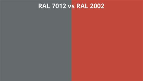 Ral 7012 Vs 2002 Ral Colour Chart Uk