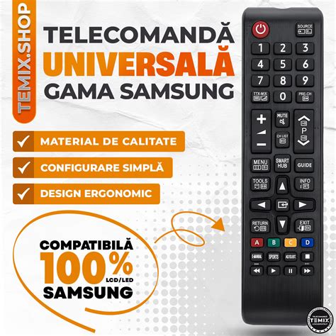 Telecomanda Universala Samsung Compatibila Cu Toate Televizoarele