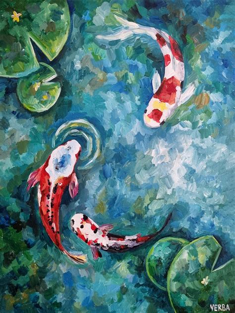 koi fish art painting 12