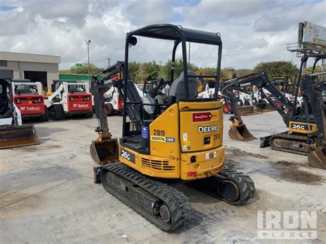 2018 John Deere 26g Mini Excavator In Lewisville Texas United States Ironplanet Item 10709246