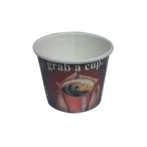 Ml Printed Disposable Paper Cup Packet Size Pieces At Rs