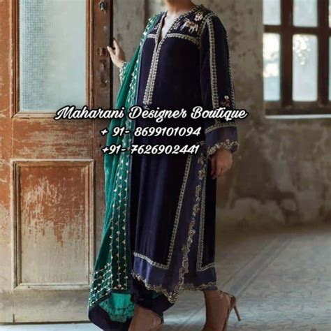 Punjabi Suit Simple Design Maharani Designer Boutique