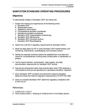 18 Printable Standard Operating Procedures Manual Forms And Templates