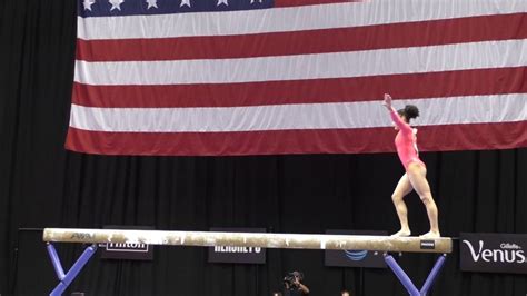 Laurie Hernandez Balance Beam 2016 Pandg Gymnastics Championships Sr