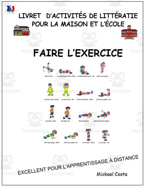 Livret Dactivit S De Litt Ratie Et Vocabulaire Faire De L Exercice By