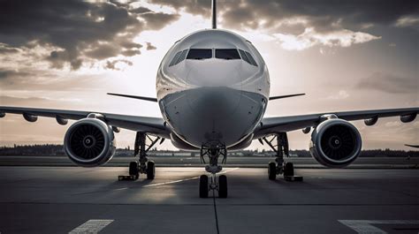 Airports Plane Parked On An Airport Tarmac Backgrounds Free