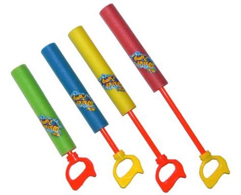 6 Pack Foam Water Shooters With Handle 24″ Extended Emongus