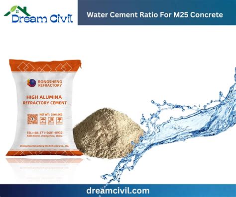 What Is Water Cement Ratio Recommended Values For Different