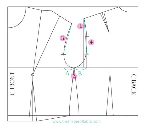 Short Basic Bodice The Shapes Of Fabric