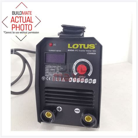 Lotus Igbt Mini 200a Arc Inverter Welding Machine Lt200esx •buildmate