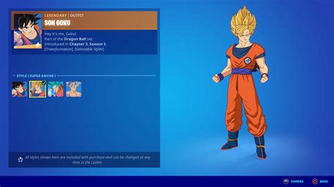 Goku Skin In Fortnite