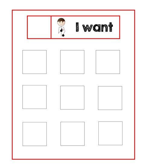 Pecs Board Printable