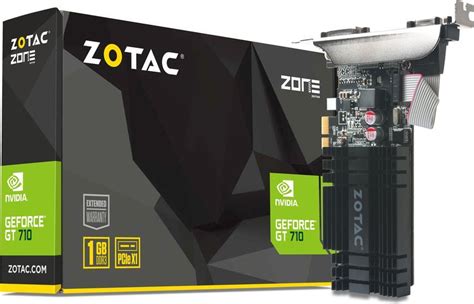 Zotac GeForce GT 710 Zone 1GB DDR3 ZT 71304 20L Karta Graficzna