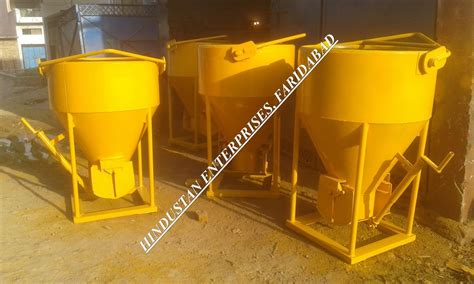 Center Discharge Cone Type Concrete Bucket Capacity 0 5 M3 Cu M For