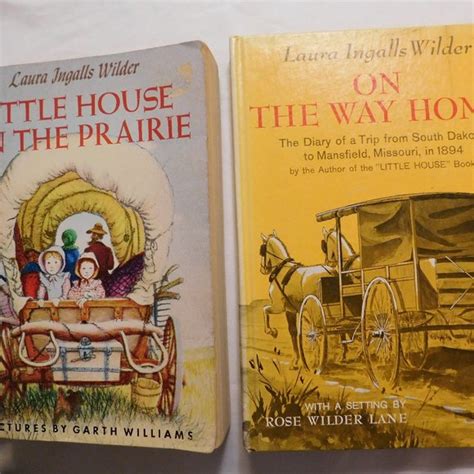 Laura Ingalls Wilder Accents Vintage Laura Ingalls Wilder Books On The Way Home And Little