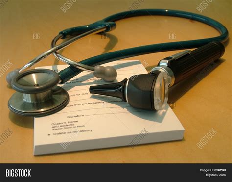 Doctors Script Pad Stethoscope Image And Photo Bigstock