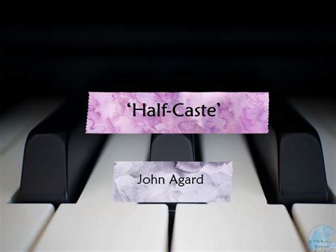 Half-Caste - John Agard | Teaching Resources