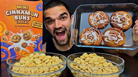 Asmr Cinnamon Cinnamon Rolls Cereal Hungry Jorge Youtube