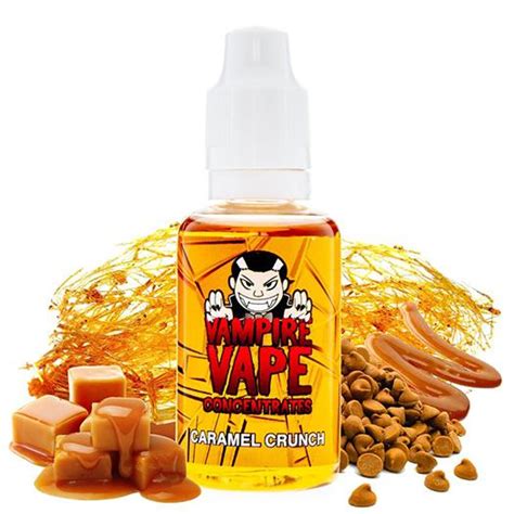 aroma caramel crunch vampire vape ml vaporplanetonline