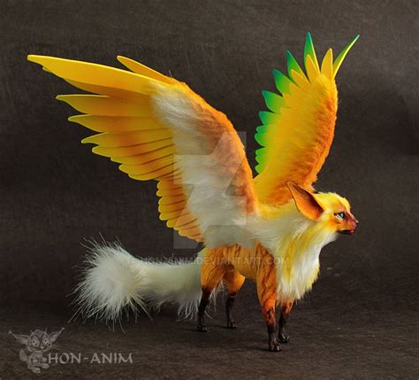 Fantasy Winged Cat By Hon Anim On Deviantart