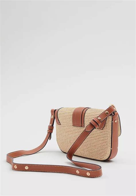 Buy Other Stories Leather Trimmed Straw Bag Online Zalora