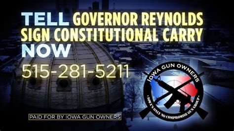 The Fight For Constitutional Carry Is Over Iowa Gun Owners