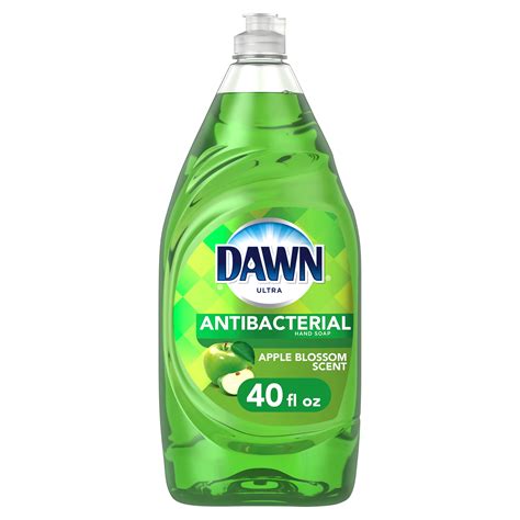 Dawn Ultra Antibacterial Hand Soap Dishwashing Liquid Dish Soap Apple