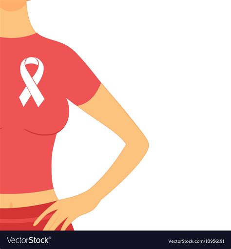 Breast Cancer Awareness Woman Royalty Free Vector Image