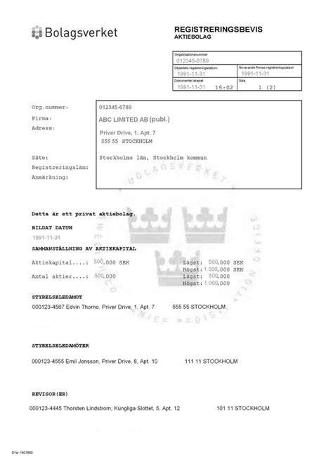 Public Company Registration In Sweden Business Starting Setup GSL