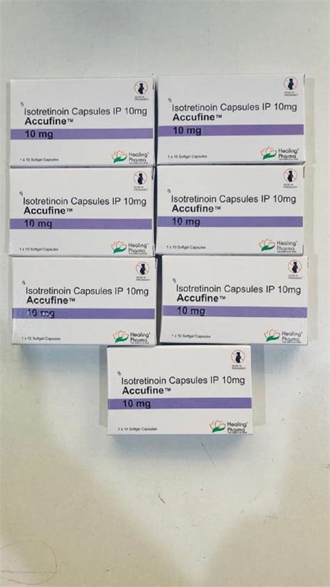 Accufine Finished Product Isotretinoin Mg Capsule At Rs Stripe