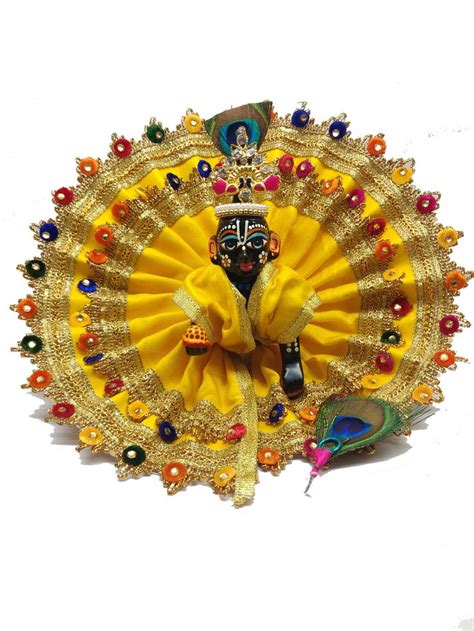 Laddu Gopal Yellow Dress For Basant Panchami Special Delivery All Over