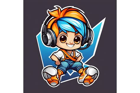 Gamer Boy Mascot Logo Graphic by mimishop · Creative Fabrica