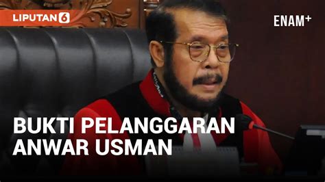 Ini Sejumlah Bukti Pelanggaran Kode Etik Yang Dilakukan Anwar Usman