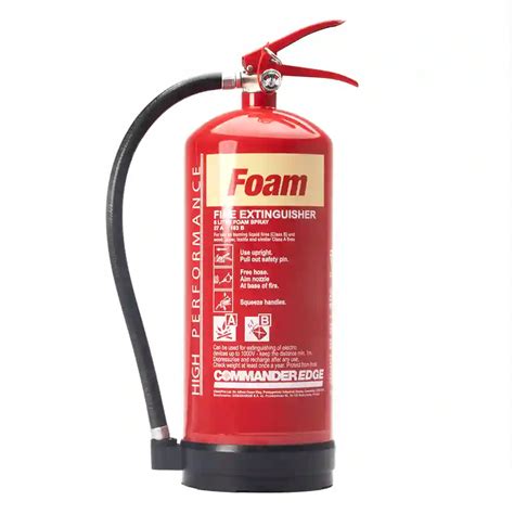 Commanderedge 6ltr High Performance Foam Fire Extinguisher Checkfire