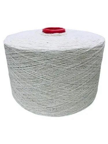 White Ring Spun Count Double Ply Dyed Cotton Yarn For Weaving At Rs