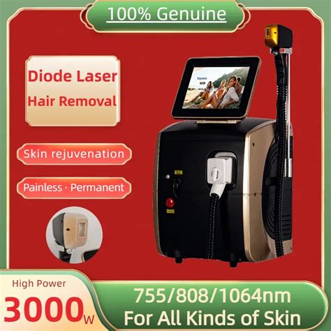 Best 3000w Ice Platinum 808nm Diode Laser Hair Removal Machine 3