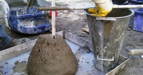 Slump Test Of Concrete Measure Of Workability Of Concrete