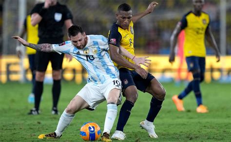 Argentina Vs Ecuador Hoy En Vivo A Qué Hora Y Dónde Ver El Partido Eliminatorias Conmebol