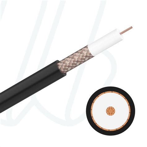 Кабель коаксіальний RG 213 U 50 Ом чорний MARDAL CABLES